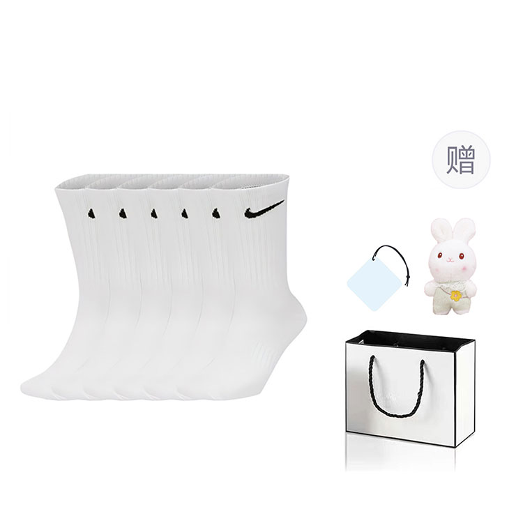 

Nike Носки унисекс, 3, 6, 9 пар, белые