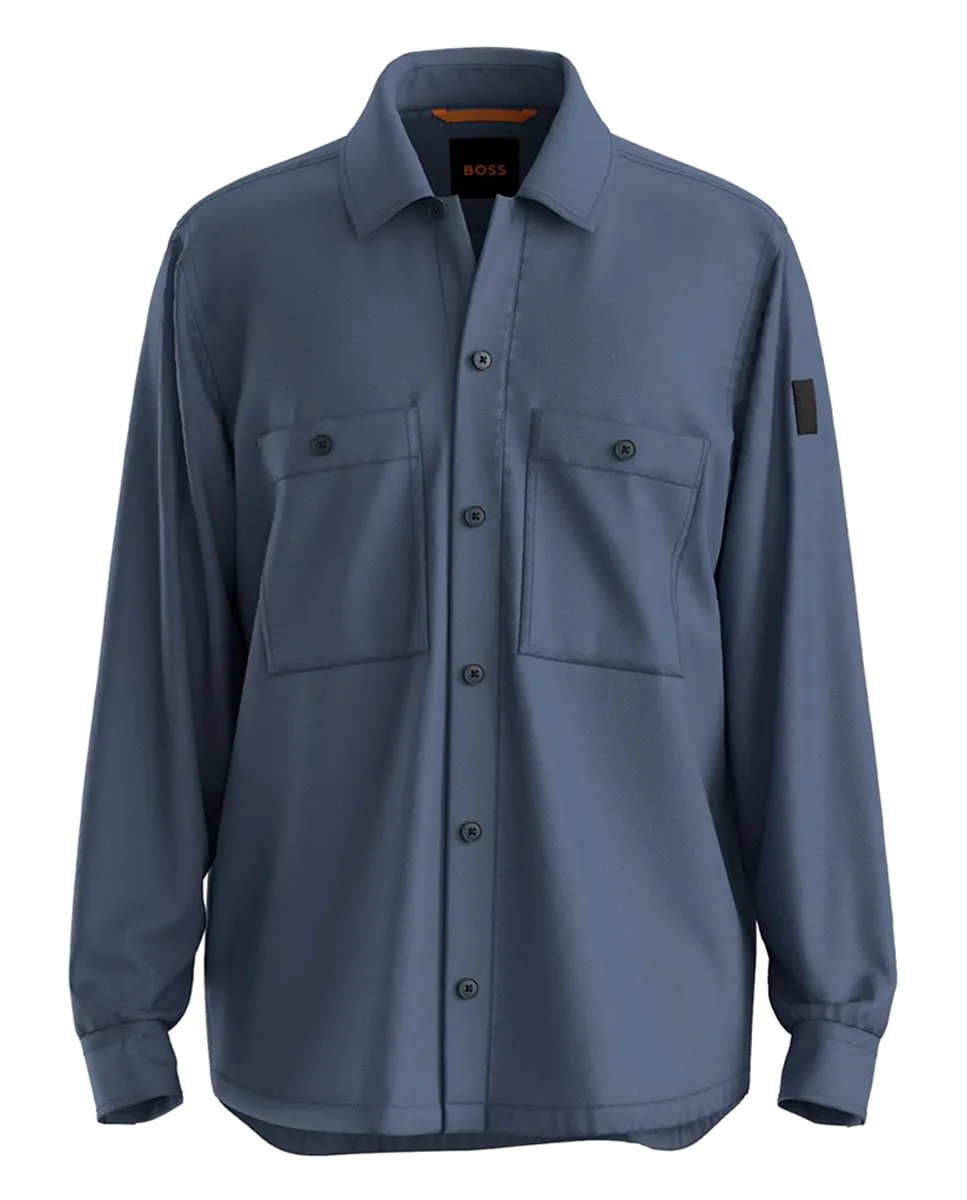 

Рубашка с длинными рукавами для мужчин Boss, синий