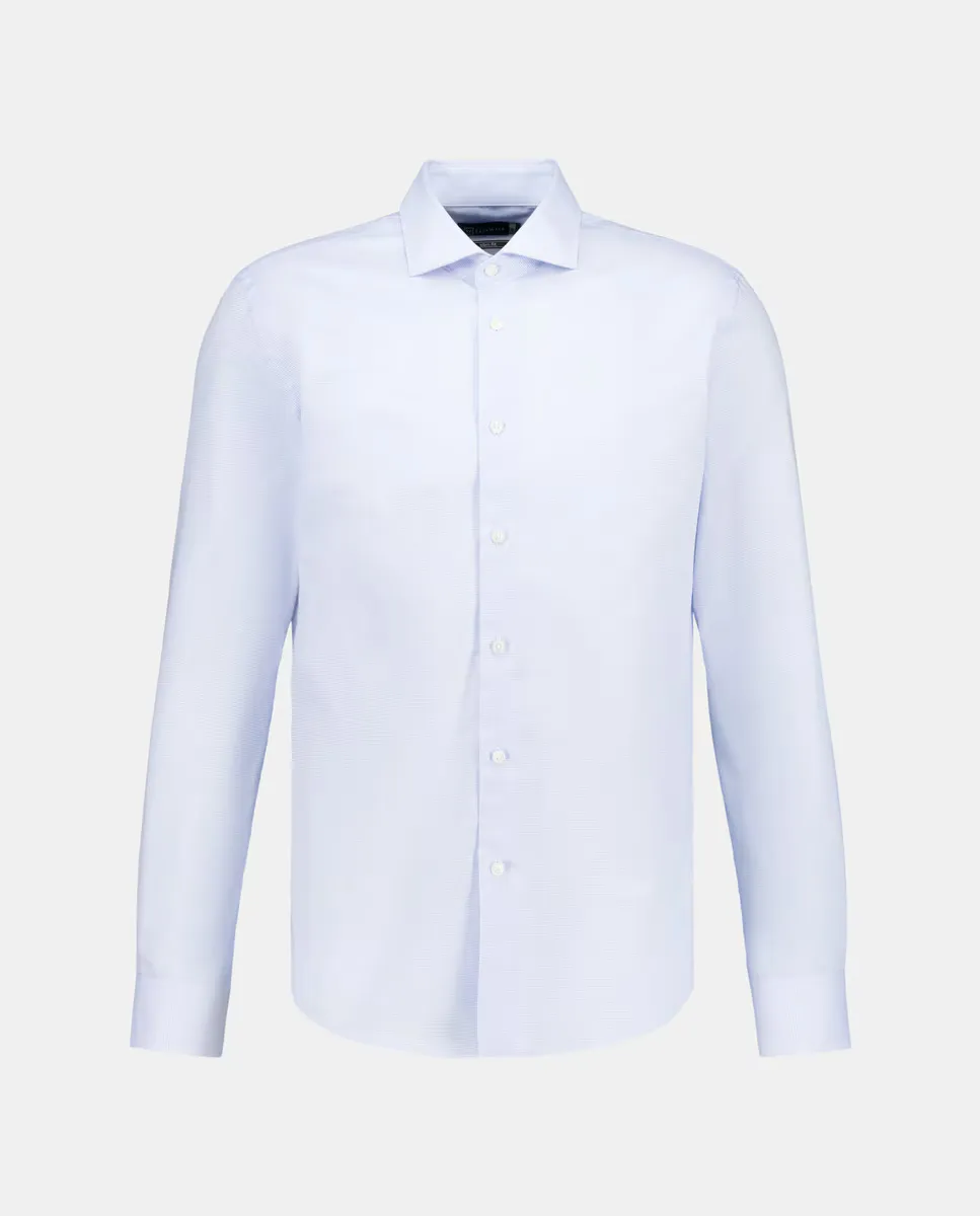 

Клетчатая мужская классическая рубашка Easy Wear, светло-голубой
