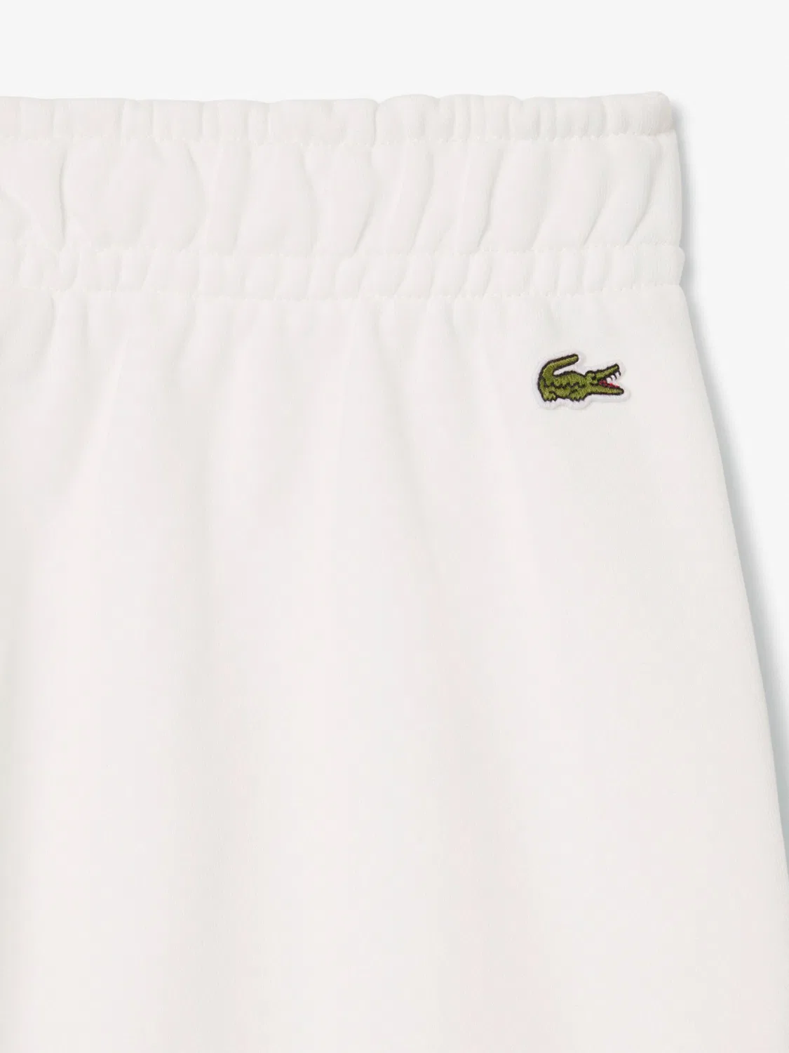 Штаны спортивные Lacoste White, классические хлопковые — фото 4