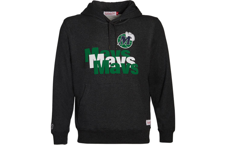 

Свитшот унисекс серый черный Mitchell Ness