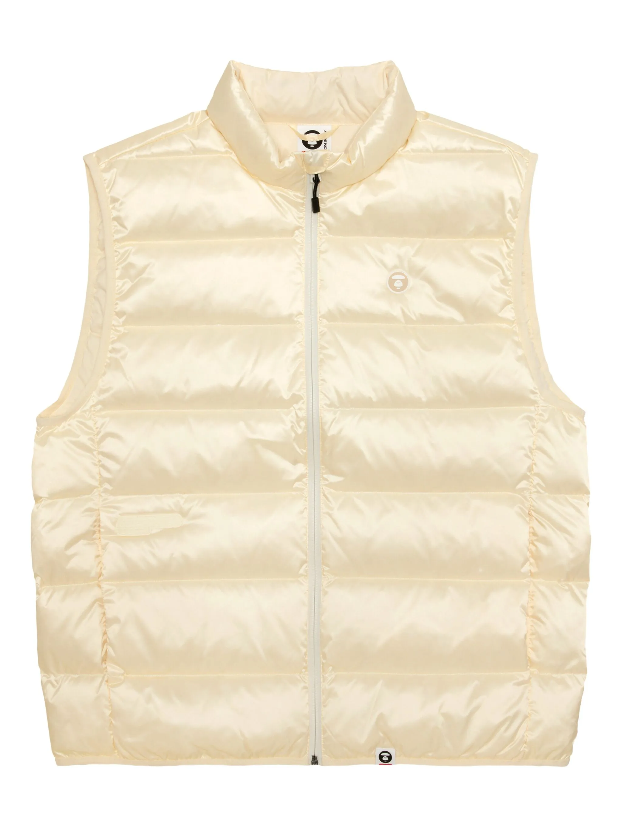 

Стеганый жилет с логотипом Aape By A Bathing Ape, бежевый