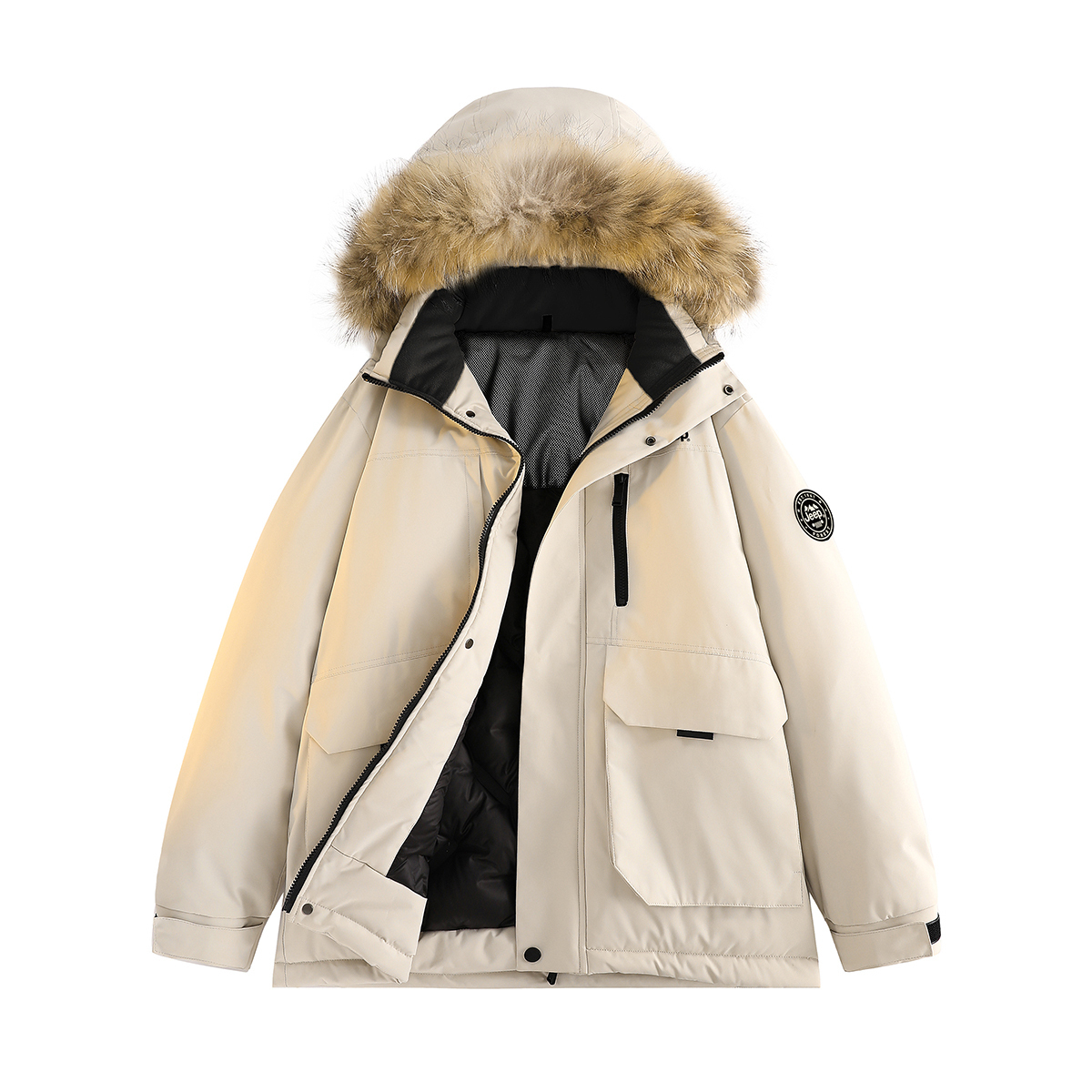 

Пуховик Unisex Jeep, Хаки