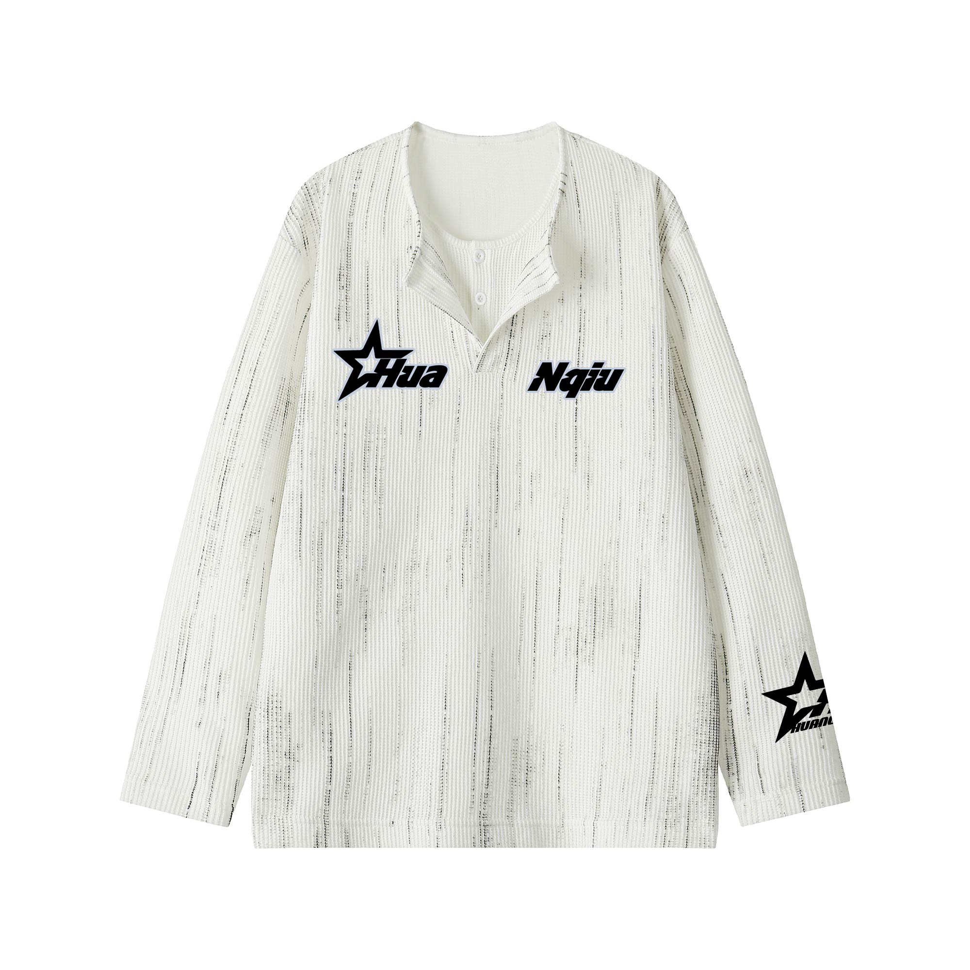 

Футболка Unisex Crew Neck Moderate Mock Two Piece HUANQIU, белый