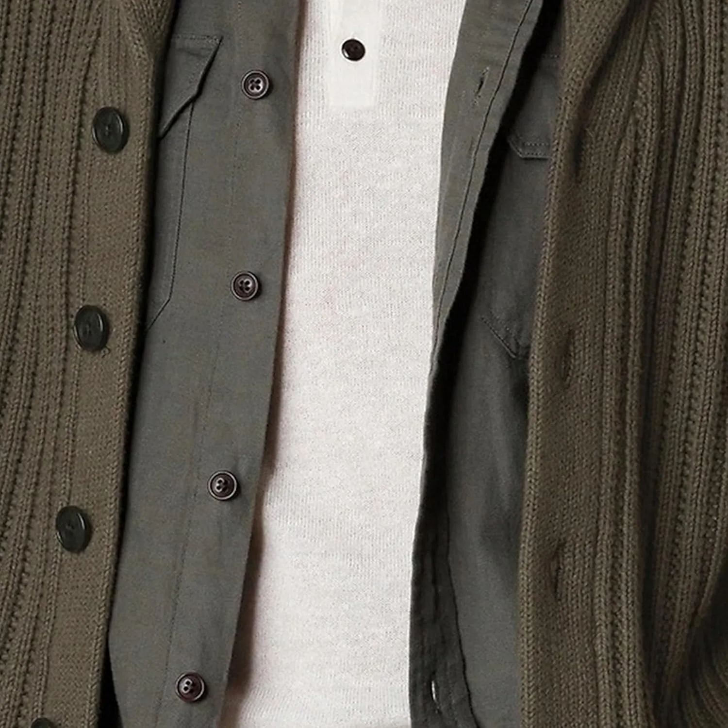 Мужской кардиган с шалькой воротником slim fit — фото 4