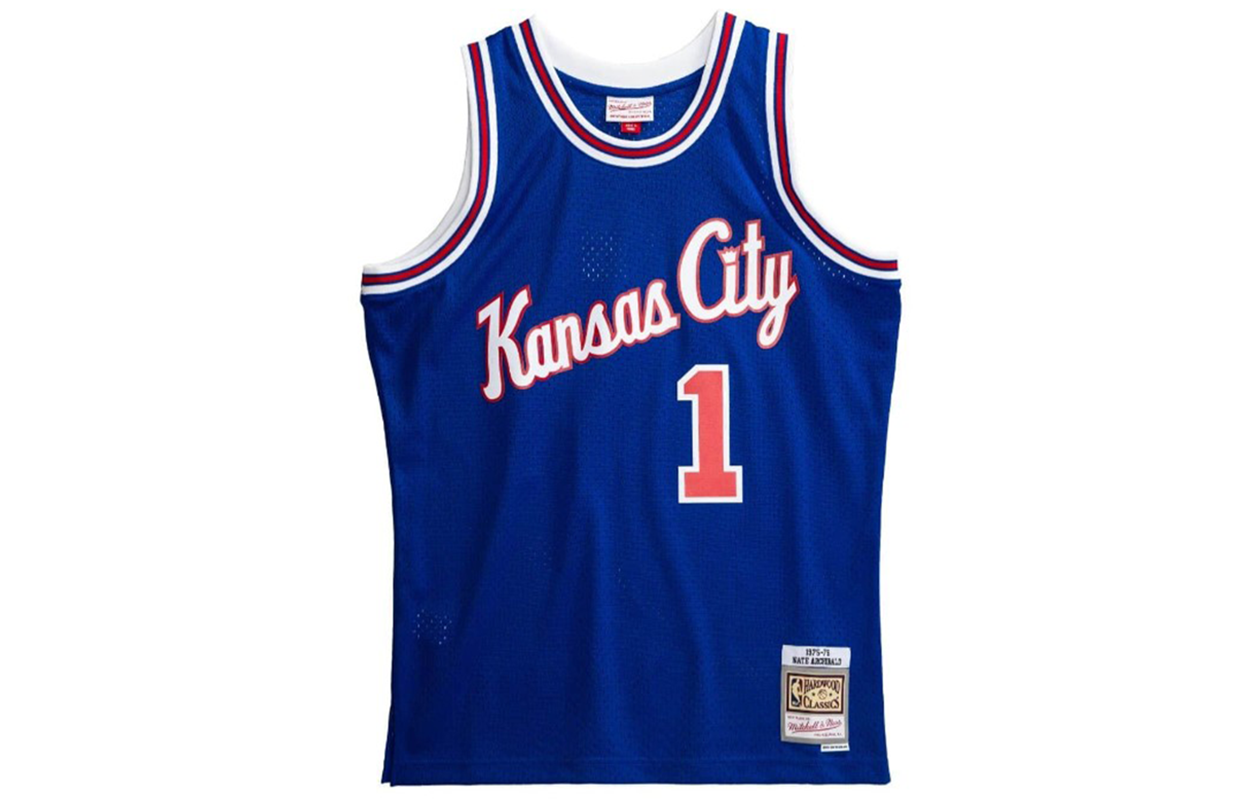 

Mitchell Ness Баскетбольная майка унисекс синего цвета