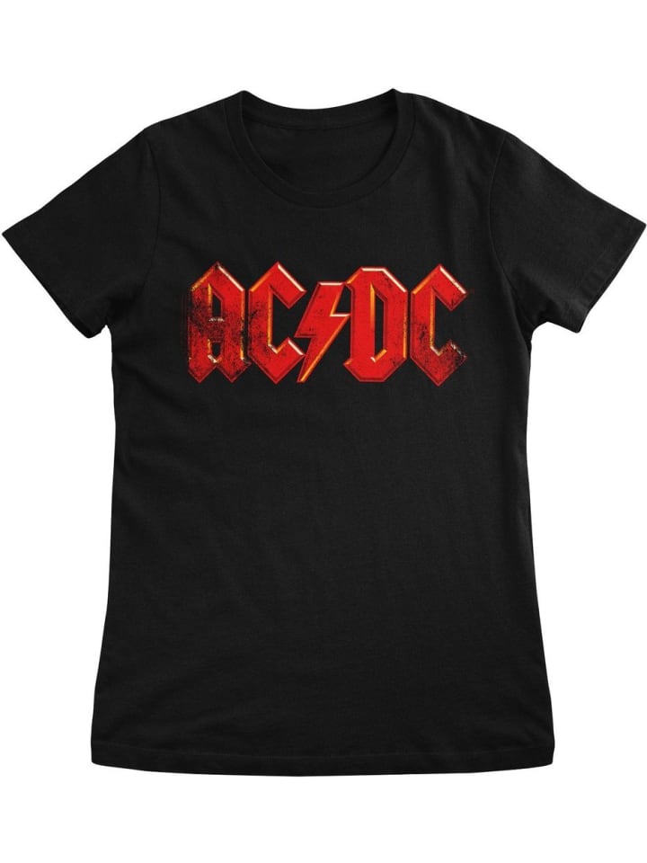 

Футболка Distressed Logo Girly Tee AC/DC, черный
