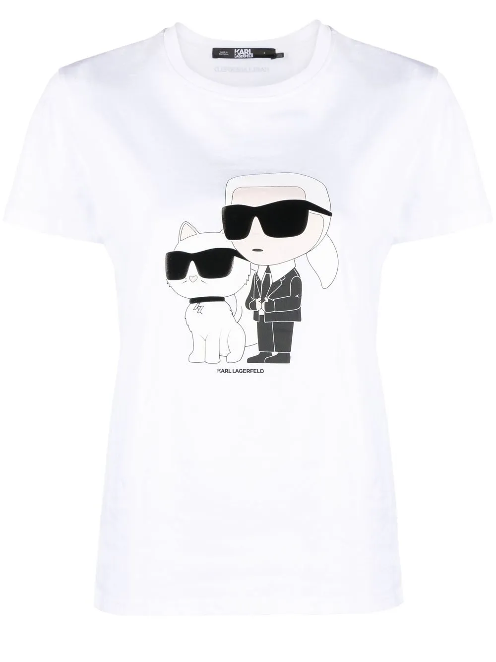 

Футболка Ikon из органического хлопка KARL LAGERFELD, белый