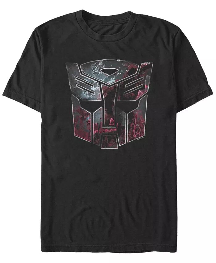 

Мужская футболка с коротким рукавом и логотипом Autobot Face Badge Fifth Sun, черный