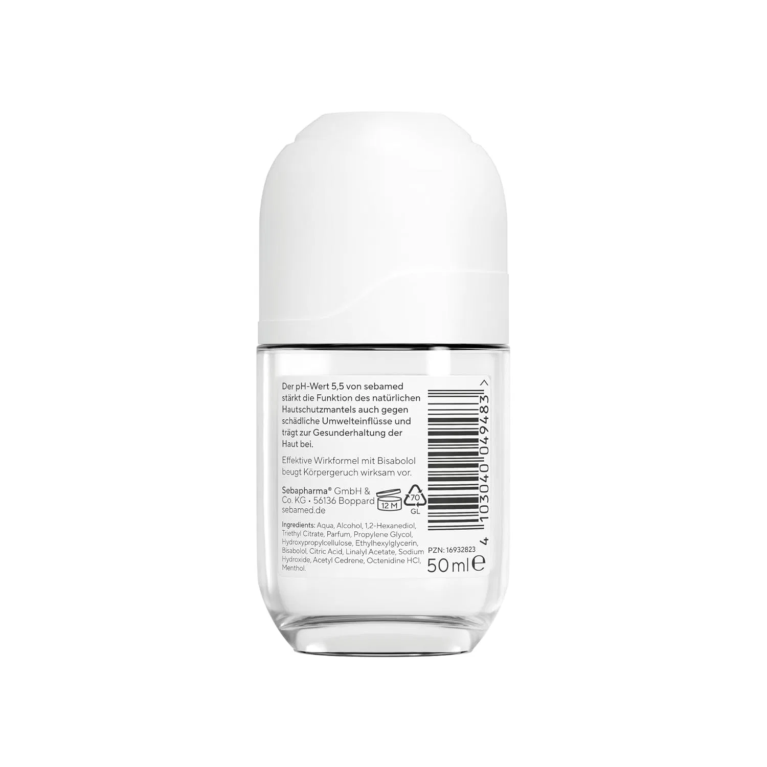 Дезодорант роликовый SEBAMED Fresh, 50 мл — фото 2