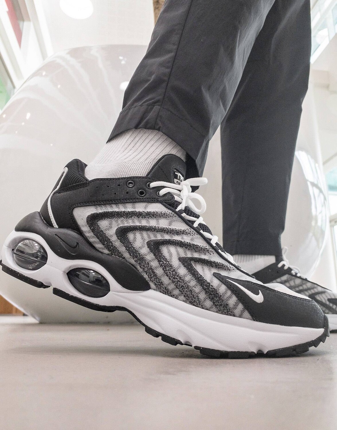 

Кроссовки Nike Air Max TW Next Nature черного, белого и серого цветов, Черный, Кроссовки Nike Air Max TW Next Nature черного, белого и серого цветов