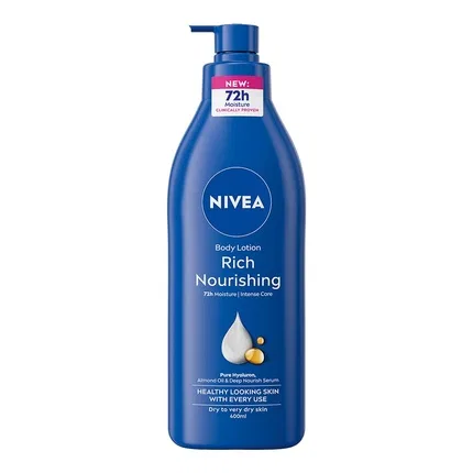 Молочко для тела с насосом 400 мл Nivea, Nourishing Hydration