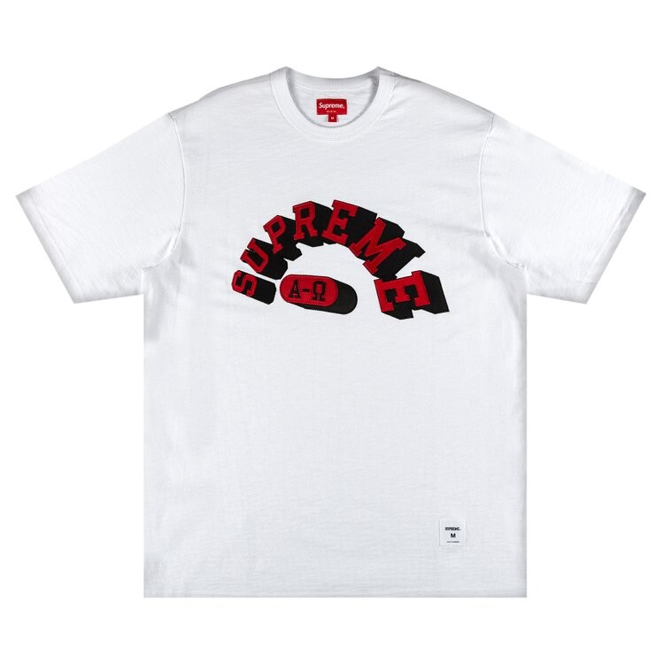 

Футболка Supreme Alpha Omega Short-Sleeve Top 'White', белый