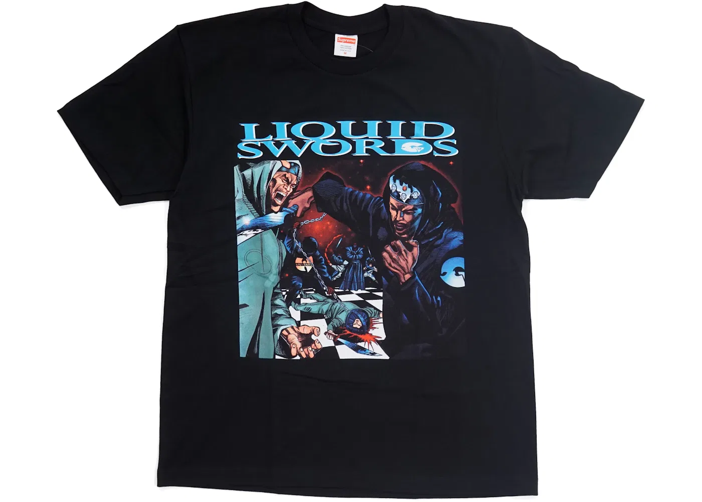 Мужская футболка с принтом Liquid Swords Tee Supreme, Black
