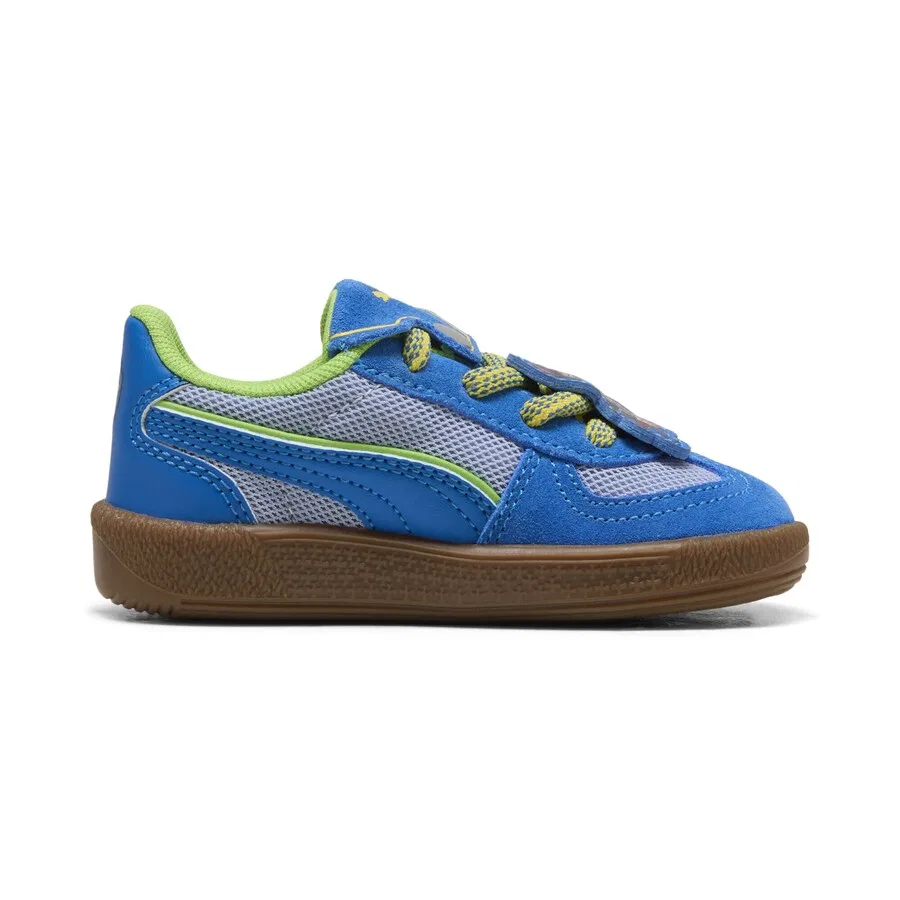 Кроссовки PUMA 'Puma x Paw Patrol Palermo' в королевском синем и светло-синем цветах — фото 4
