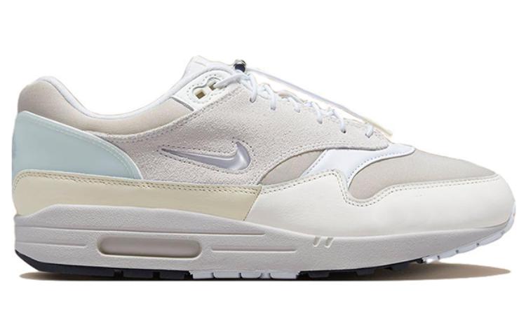 Кроссовки Nike Air Max 1 Premium, белый/серый — фото 2