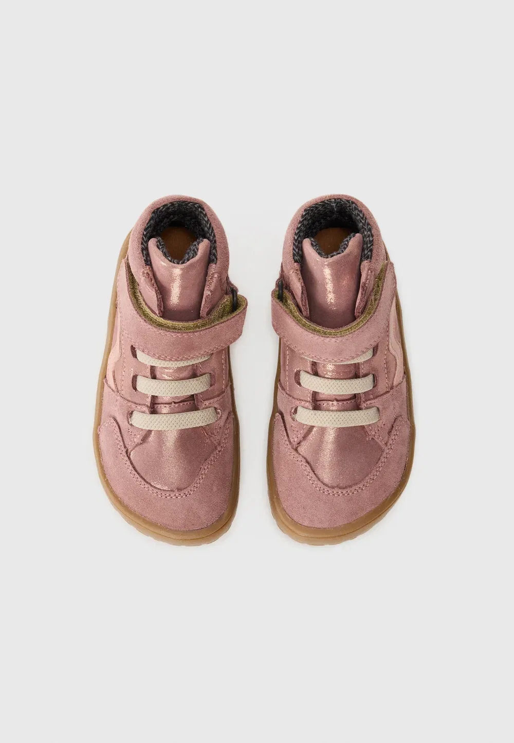 Barefoot tex go - высокие кроссовки Froddo, Pink/Gold-Coloured — фото 4