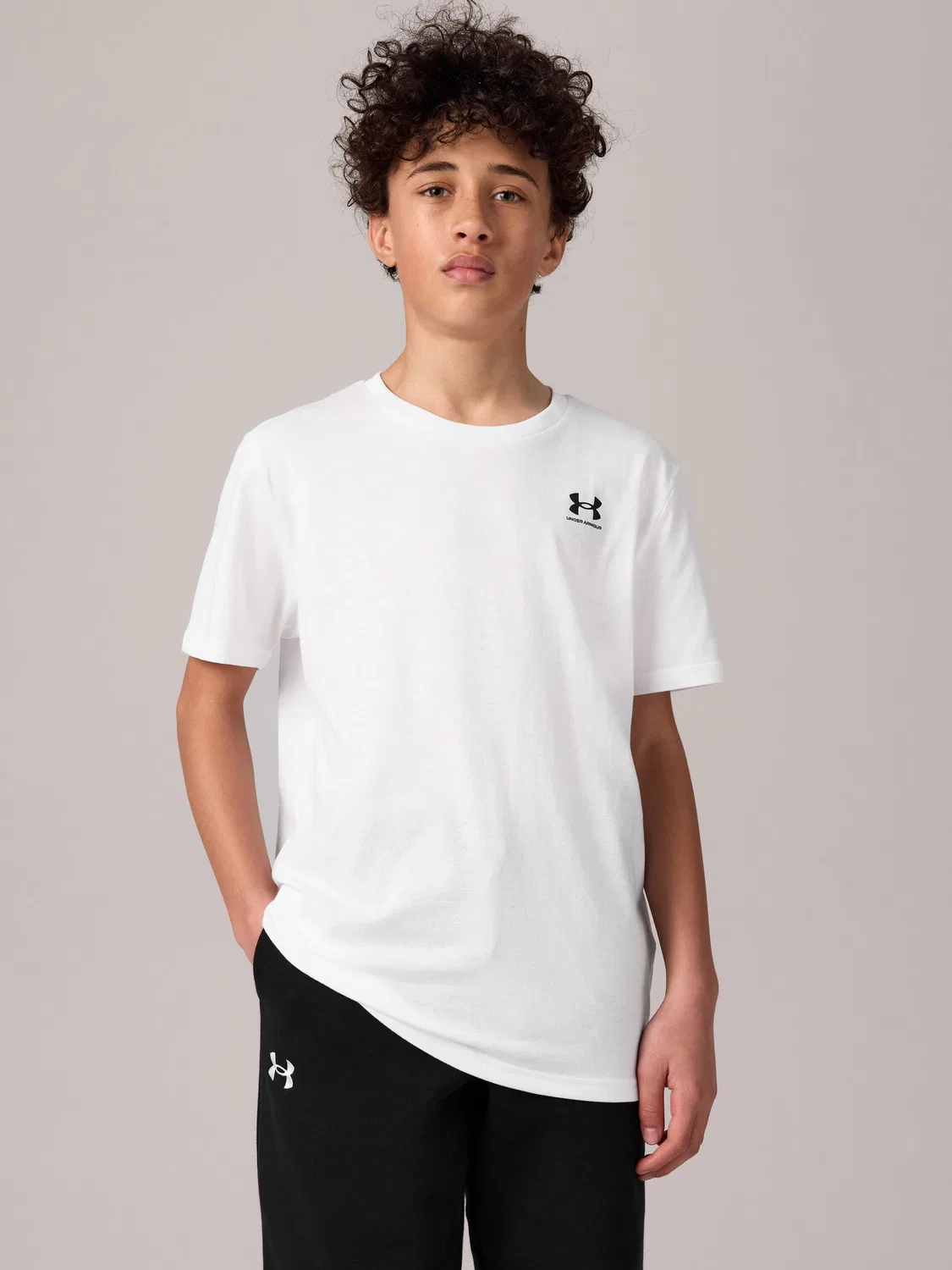 Футболка Sportstyle с коротким рукавом Under Armour, белый