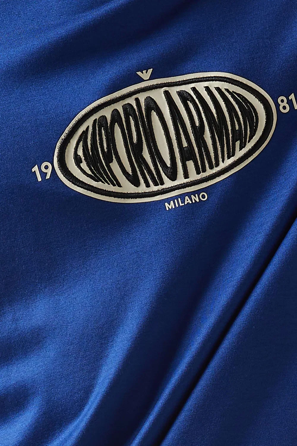 Футболка с коротким рукавом с логотипом Emporio Armani, синий — фото 4
