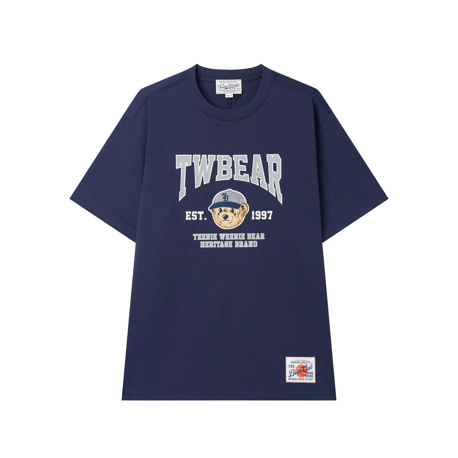 Детская футболка с принтом Unisex Teenie Weenie Men, White — фото 4