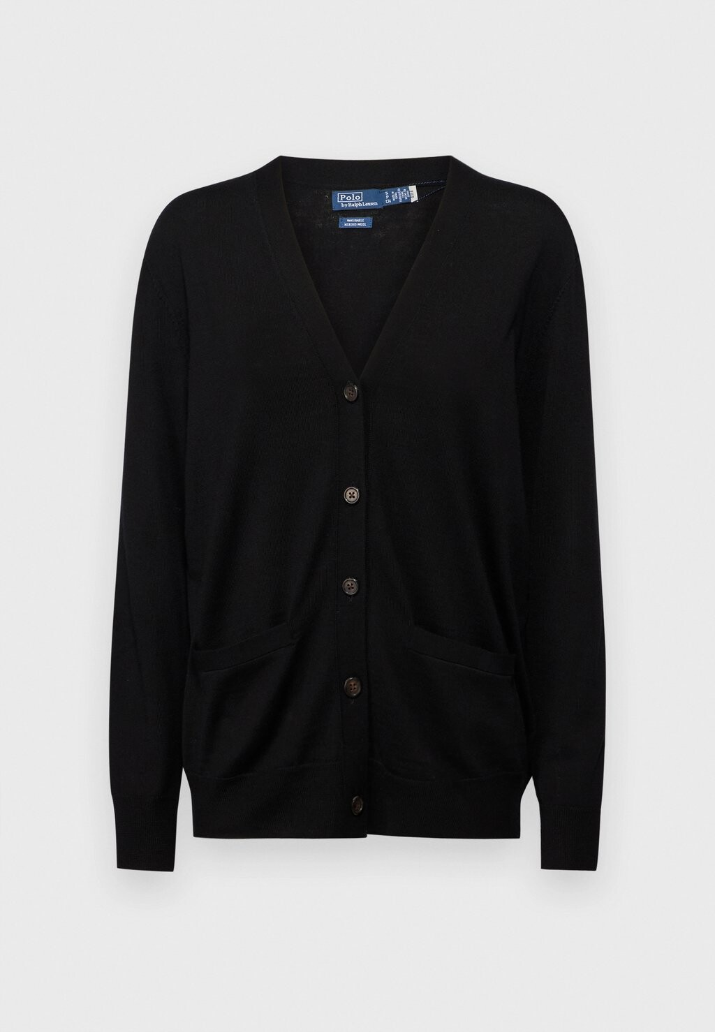 

Кардиган WOOL LONG CARDIGAN Ralph Lauren, черный