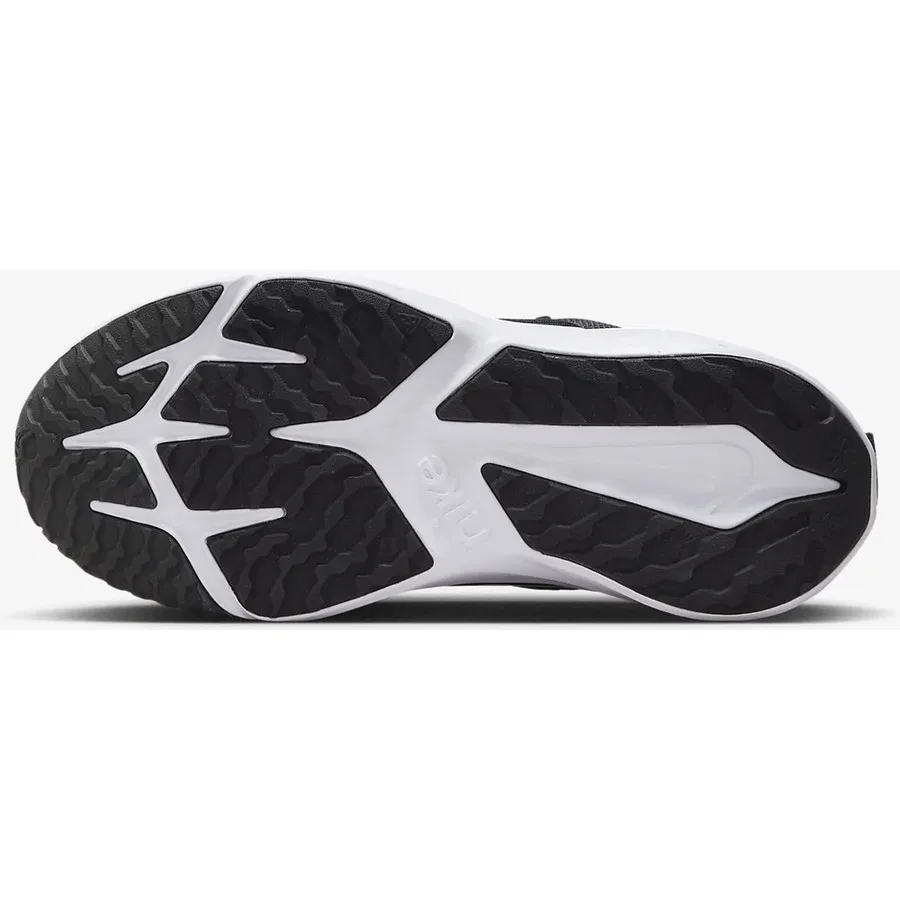 Кроссовки детские с длинным шнурком Nike Star Runner 4 NN, Черно-серо-серебристый — фото 2