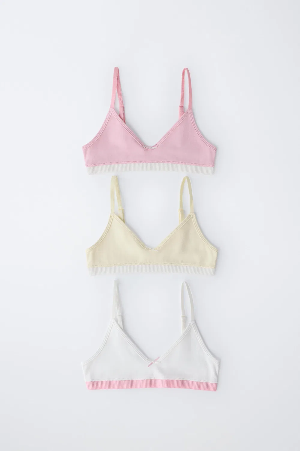 9-14 лет / Комплект из трех контрастных топов ZARA, Multicoloured — фото 4