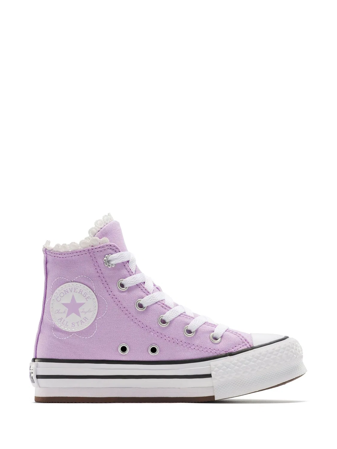 Кроссовки платформа Converse Chuck Taylor EVA Lift Bubble Flower, Purple