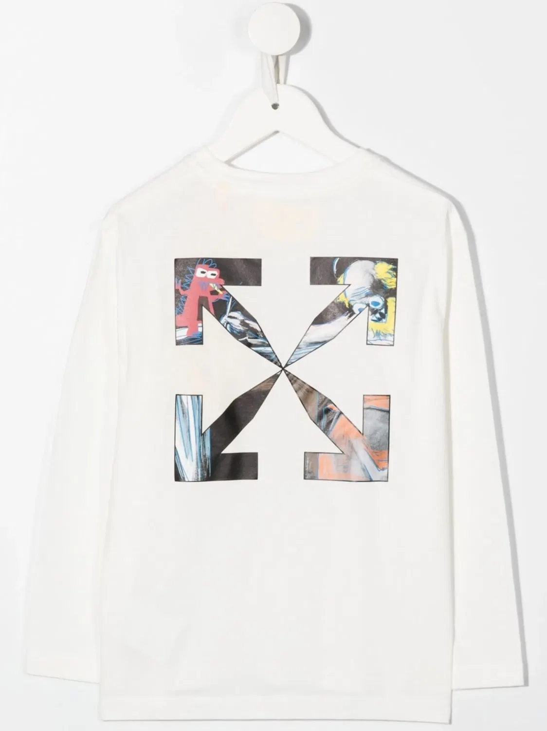 OFF-WHITE Футболка Arrows белая — фото 3