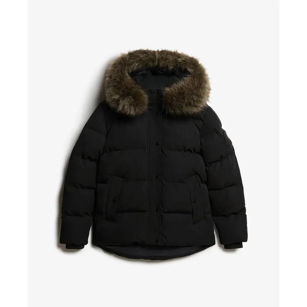 Женская стеганая куртка Everest Five Baffle Superdry, Schwarz