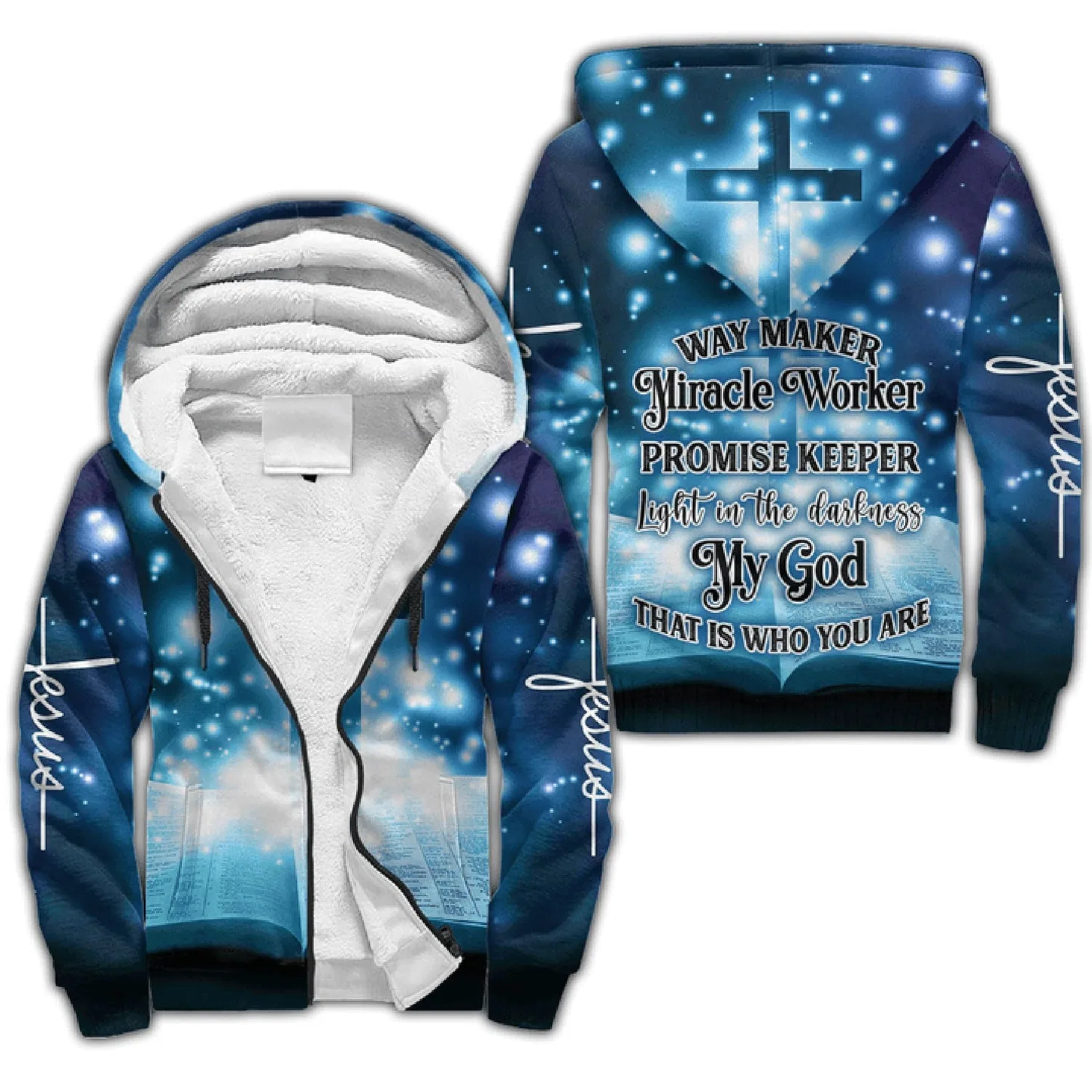 Мужская куртка с принтом Christian Bible Tattoo, Jesus Jacket-8