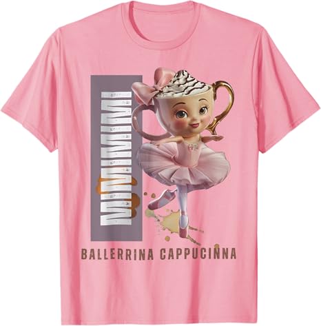 

Футболка Cappuccina Ballerina Gen Z, розовый