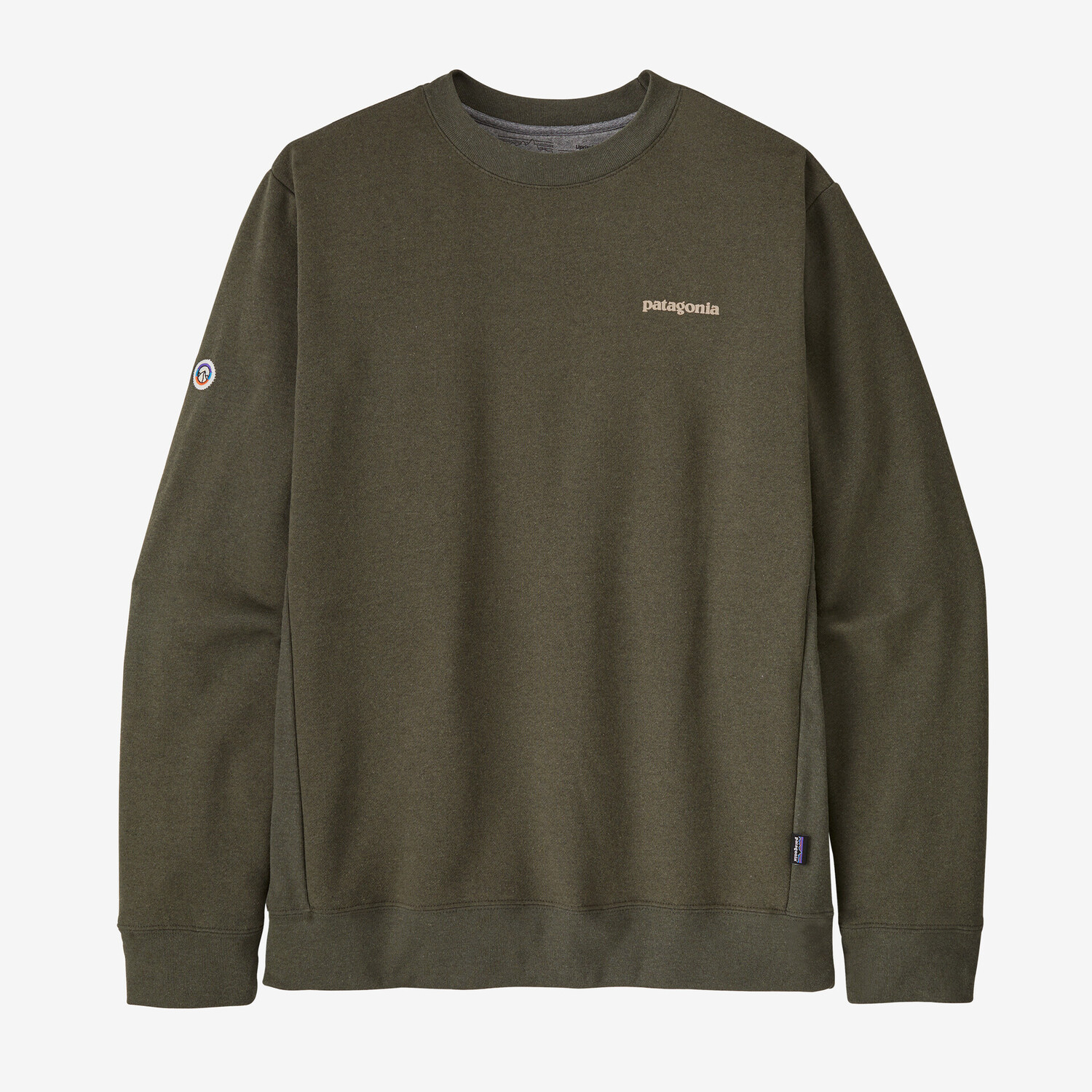 

Толстовка Fitz Roy Icon Uprisal Crew Patagonia, цвет Basin Green