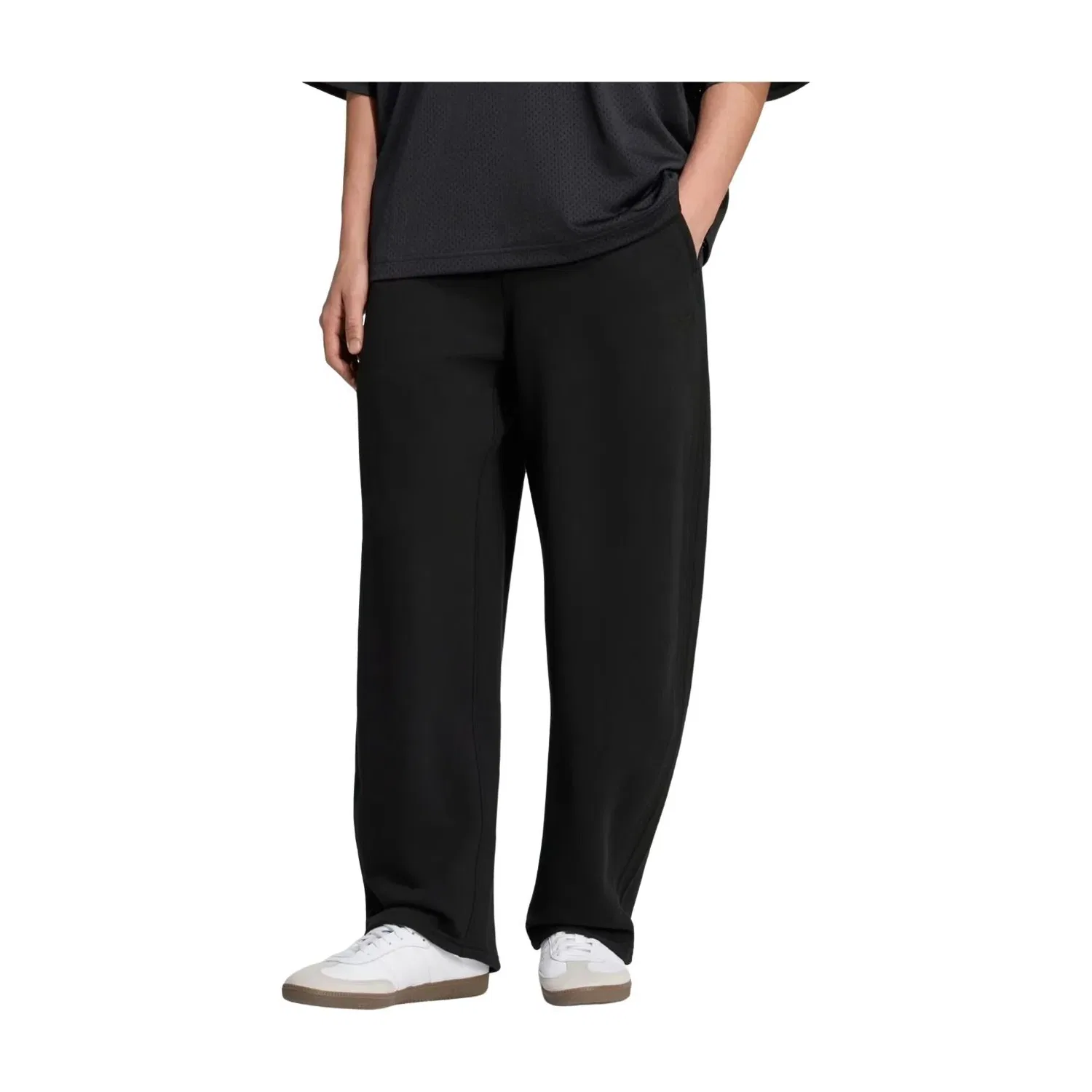 Мужские брюки Barrel Sweatpants Asia Sizing 'Black' adidas, черный — фото 2