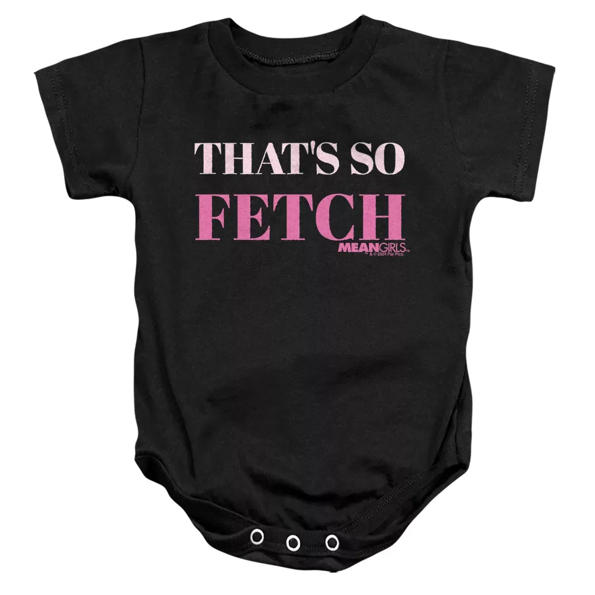 Детское боди с коротким рукавом That's So Fetch Mean Girls, Black