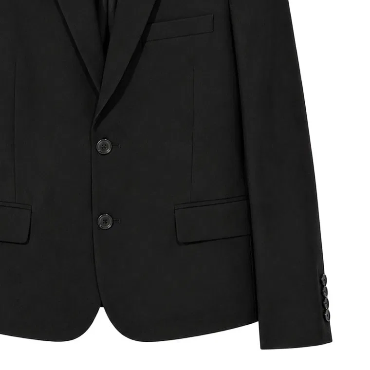 Мужской деловой костюм SAINT LAURENT, Black — фото 4
