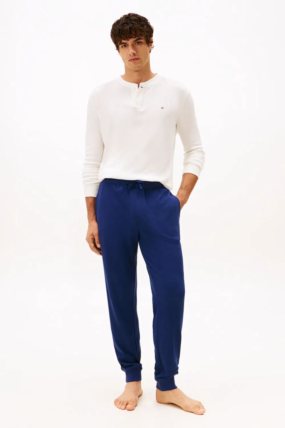 Штаны вафельные Essentials Tommy Hilfiger, Navy