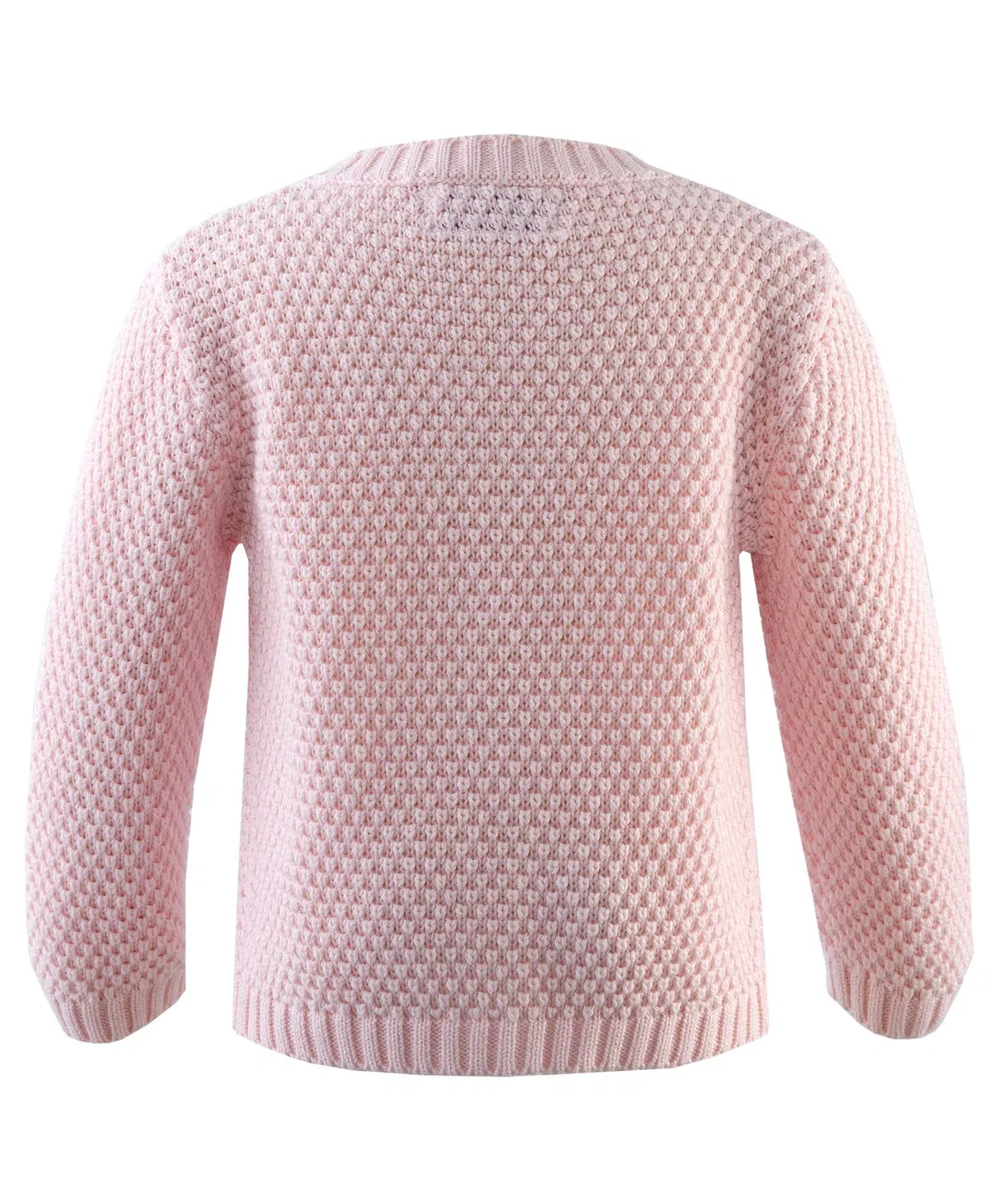 Детский кардиган с круглым вырезом, хлопковый Rachel Riley, Pink — фото 3
