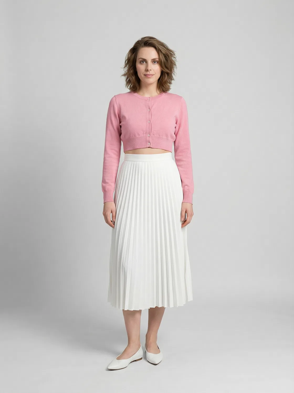 Женский кардиган из шелка Pink Silk Cardigan Dolce & Gabbana, Pink