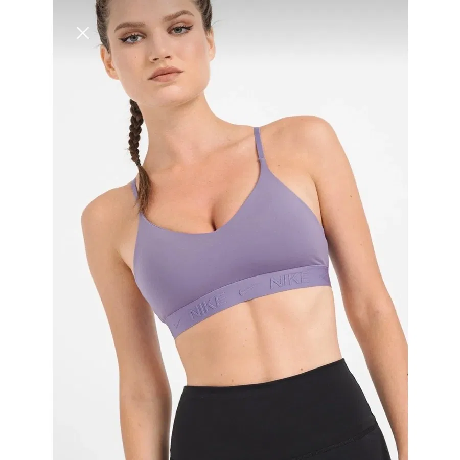 Спортивный бюстгальтер Nike Training Sports Mor FD1062-509, Фиолетовый — фото 4
