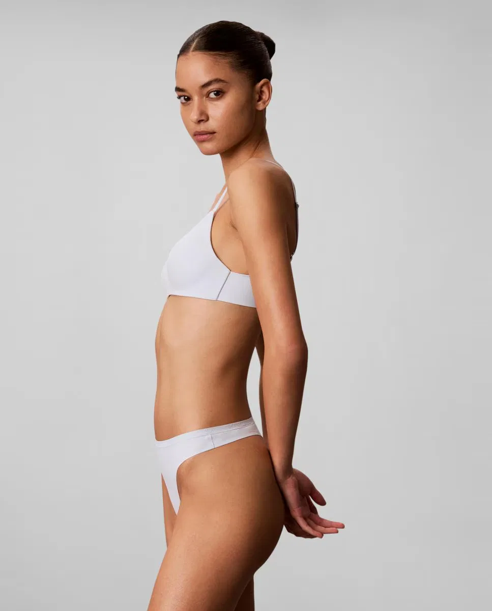 Женский бюстгальтер с косточками, Calvin Klein, голубой — фото 4
