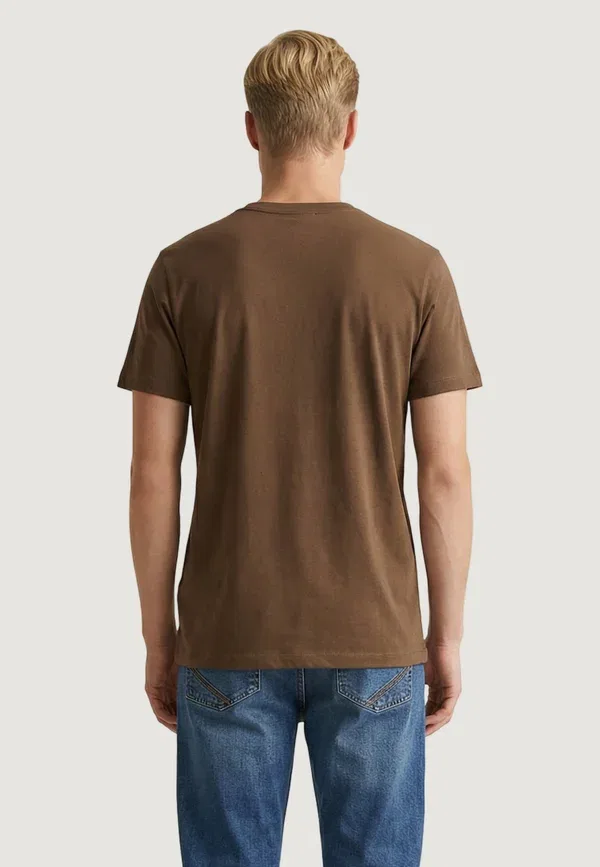 Футболка дышащая Mick-basic U.S. Polo Assn., коричневый — фото 3