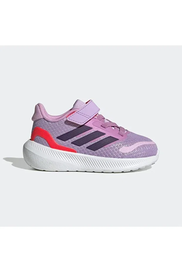 Детские кроссовки для девочек с принтом Runfalcon 5 Adidas, Powder Plum / Aurora Plum / Lu