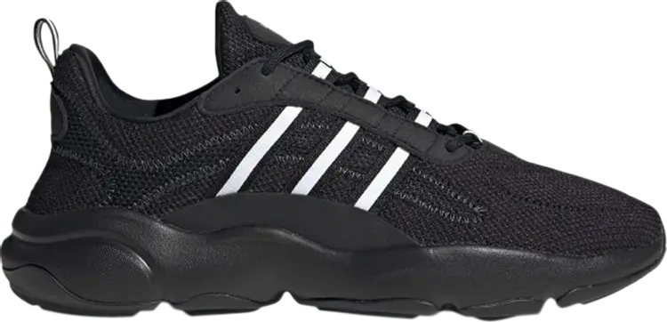 

Кроссовки Adidas Haiwee 'Black White', черный