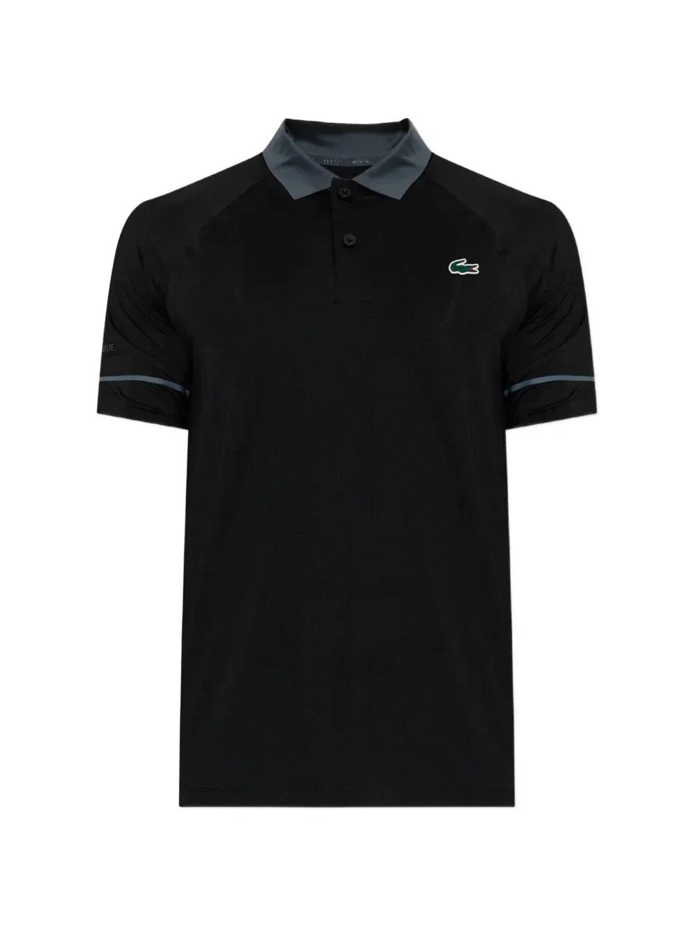 Поло Lacoste X Novak Djokovic для выступлений на корте, черный