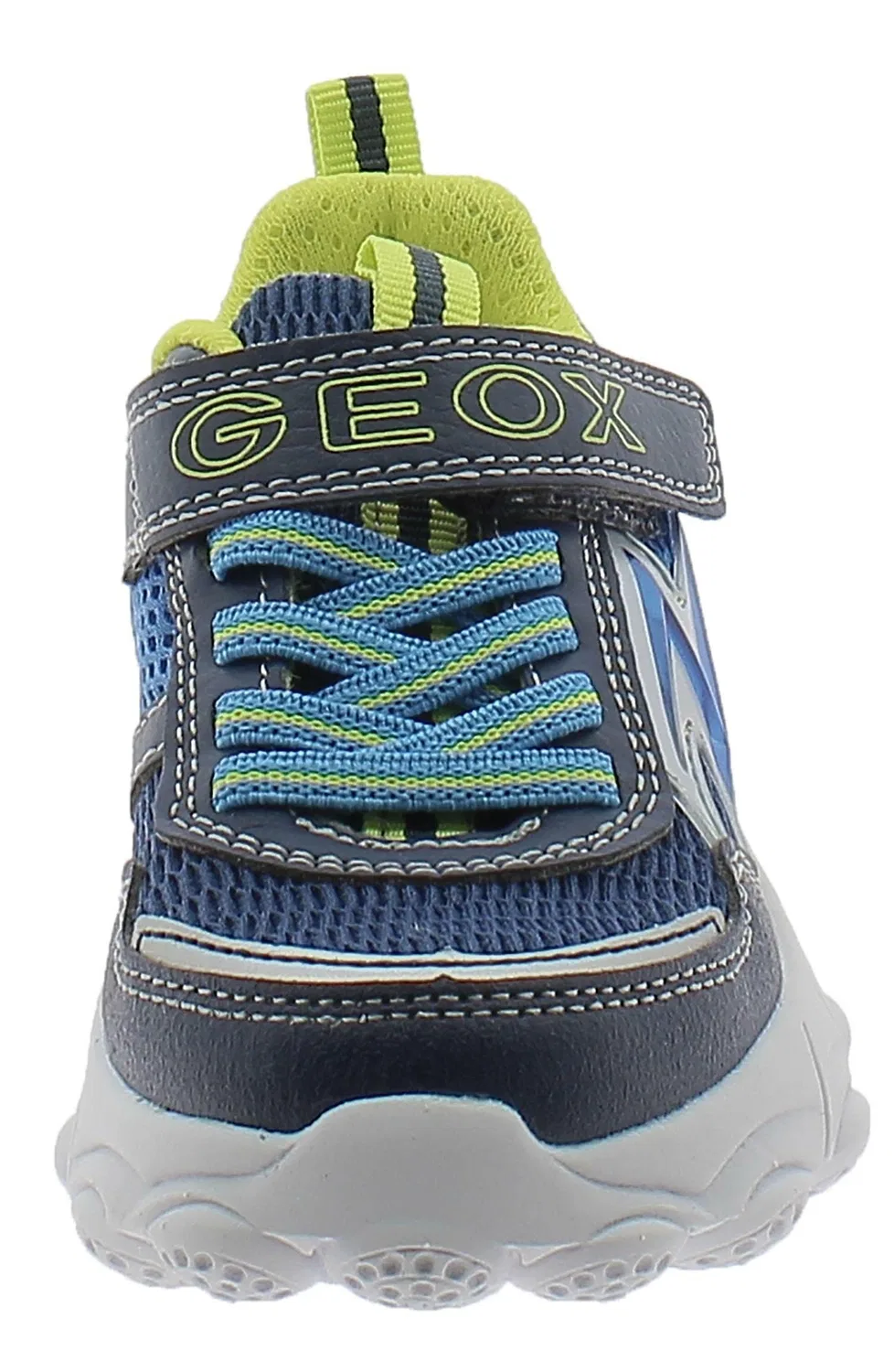 Детские кроссовки для мальчиков с липучкой Spheritt Boy Geox, Navy Sky — фото 4