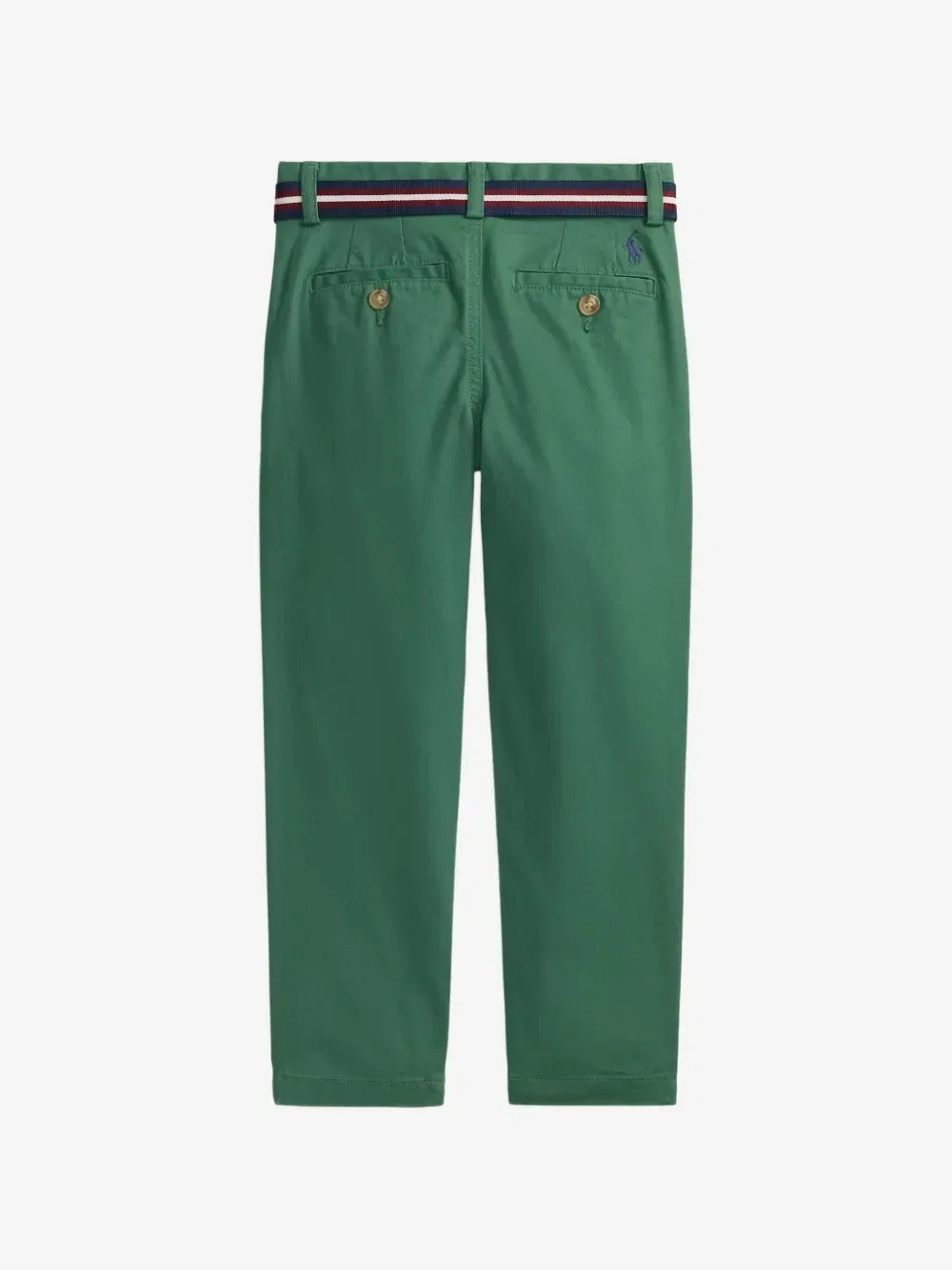 Брюки Bedford Slim Fit Flex Abrasion POLO RALPH LAUREN KIDS, зеленый — фото 2