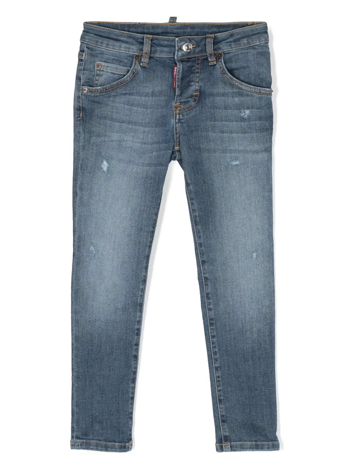 Джинсы с нашивкой-логотипом Dsquared2 Kids, синий