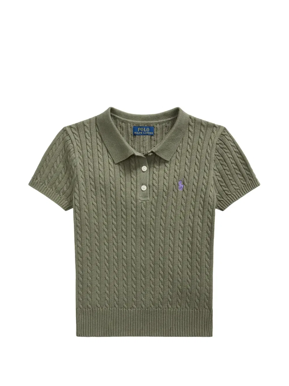 Трикотажная рубашка поло Polo Ralph Lauren Kids, зеленый
