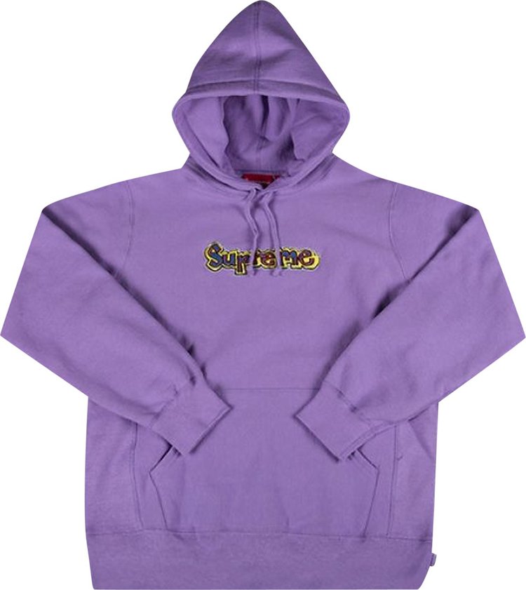 

Толстовка Supreme Gonz Logo Hooded Sweatshirt 'Violet', фиолетовый